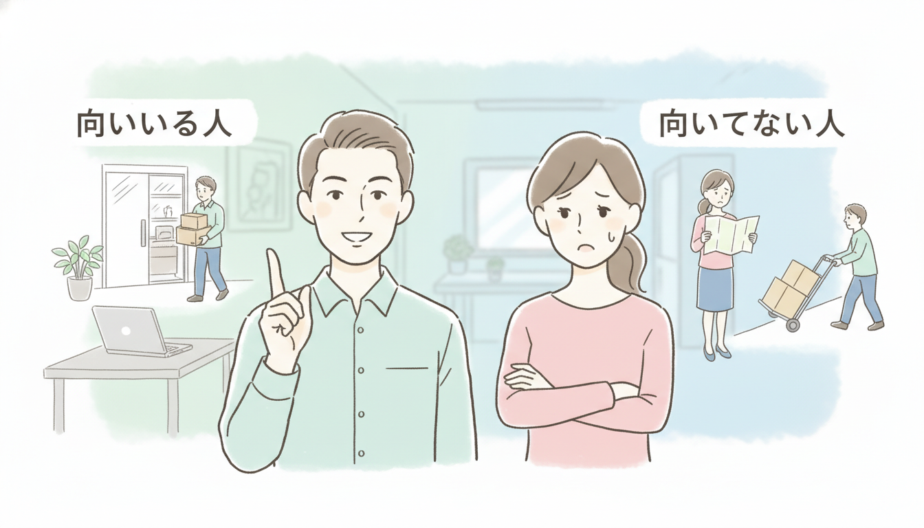 ルート配送に向いている人・向いていない人