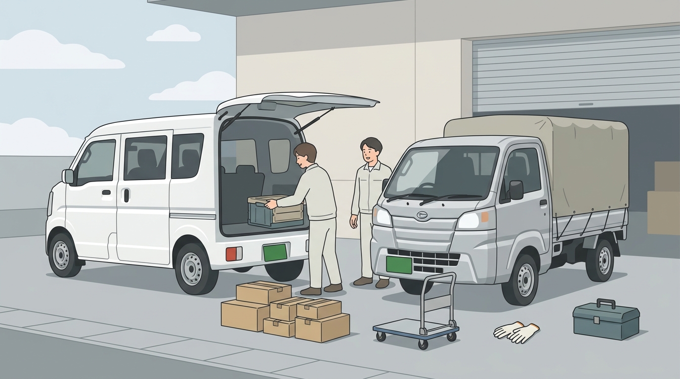 軽貨物運送の開業費用を徹底解説|総額シミュレーションと車両の選び方比較